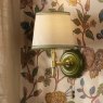 Joules Lighting Joules Upton - Wall Light With Shade (Matt Green and Matt Antique Brass)