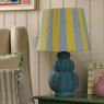 Joules Lighting Joules - Whitby Table Lamp Matt Blue With Shade