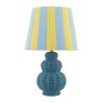 Joules Lighting Joules - Whitby Table Lamp Matt Blue With Shade