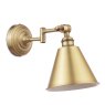 Joules Lighting Joules Wollaton - Single Spotlight Matt Antique Brass and Matt White