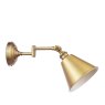 Joules Lighting Joules Wollaton - Single Spotlight Matt Antique Brass and Matt White
