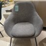 Moby - Accent Chair (Grey Fabric)