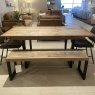 Kennedy - Extending Dining Table, Chairs & Bench (140cm-180cm)