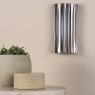 Dar Lighting Dar - Netra 2 Light Wall Light Satin Bronze and Ivory