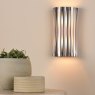 Dar Lighting Dar - Netra 2 Light Wall Light Satin Bronze and Ivory