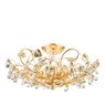 English Heritage Lighting English Heritage - Audley End 5 Light Semi-Flush Gold Leaf