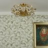 English Heritage Lighting English Heritage - Audley End 5 Light Semi-Flush Gold Leaf