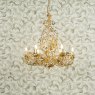English Heritage Lighting English Heritage - Audley End 6 Light Pendant Gold Leaf