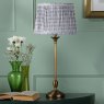 English Heritage Lighting English Heritage - Belsay Hall Table Lamp Antique Bronze With Shade