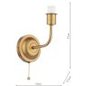 English Heritage Lighting English Heritage - Belsay Hall Wall Light Antique Bronze Bracket Only