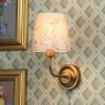 English Heritage Lighting English Heritage - Belsay Hall Wall Light Antique Bronze With Shade