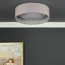 English Heritage Lighting English Heritage - Birch 2 Light Flush Taupe and Multi Coloured