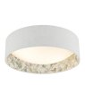 English Heritage Lighting English Heritage - Delft 2 Light Flush Ivory and Multi Coloured