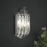 English Heritage Lighting English Heritage - Eltham 2 Light Wall Light Polished Nickel and Crystal