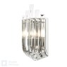 English Heritage Lighting English Heritage - Eltham 2 Light Wall Light Polished Nickel and Crystal
