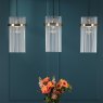 English Heritage Lighting English Heritage - Eltham 3 Light Bar Pendant Antique Gold and Glass