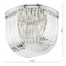 English Heritage Lighting English Heritage - Eltham 4 Light Flush Polished Nickel and Crystal