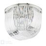 English Heritage Lighting English Heritage - Eltham 4 Light Flush Polished Nickel and Crystal