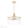 English Heritage Lighting English Heritage - Eltham 4 Light Pendant Antique Gold and Glass