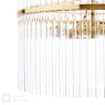 English Heritage Lighting English Heritage - Eltham 4 Light Pendant Antique Gold and Glass