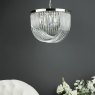 English Heritage Lighting English Heritage - Eltham 4 Light Pendant Polished Nickel and Crystal