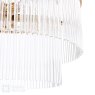 English Heritage Lighting English Heritage - Eltham 6 Light Pendant Antique Gold and Glass