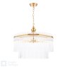 English Heritage Lighting English Heritage - Eltham 6 Light Pendant Antique Gold and Glass