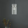 English Heritage Lighting English Heritage - Eltham Pendant Polished Nickel and Glass