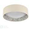 English Heritage Lighting English Heritage - Marble Hill 2 Light Flush Taupe and Multi Coloured