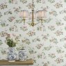 English Heritage Lighting English Heritage - Marble Hill 3 Light Armed Pendant Aged Brass and Grey With Shade