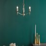 English Heritage Lighting English Heritage - Marble Hill 3 Light Armed Pendant Aged Brass Fitting Only
