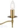 English Heritage Lighting English Heritage - Marble Hill 3 Light Armed Pendant Aged Brass Fitting Only