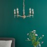English Heritage Lighting English Heritage - Marble Hill 5 Light Armed Pendant Aged Brass Fitting Only