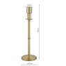 English Heritage Lighting English Heritage - Marble Hill Table Lamp Aged Brass Base Only