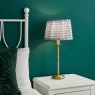 English Heritage Lighting English Heritage - Marble Hill Table Lamp Aged Brass With Shade