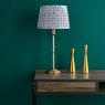 English Heritage Lighting English Heritage - Marble Hill Table Lamp Aged Brass With Shade