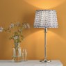 English Heritage Lighting English Heritage - Marble Hill Table Lamp Polished Nickel With Shade