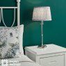 English Heritage Lighting English Heritage - Marble Hill Table Lamp Polished Nickel With Shade