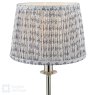 English Heritage Lighting English Heritage - Marble Hill Table Lamp Polished Nickel With Shade