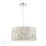 English Heritage Lighting English Heritage - Marble Hill Taupe Cotton Drum Shade (40cm)