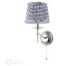 English Heritage Lighting English Heritage - Marble Hill Wall Light Polished Nickel With Shade