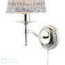 English Heritage Lighting English Heritage - Marble Hill Wall Light Polished Nickel With Shade