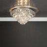 English Heritage Lighting English Heritage - Osborne House 7 Light Flush Polished Nickel and Crystal