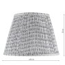 English Heritage Lighting English Heritage - St John Street Grey Cotton Empire Shade 35cm
