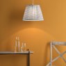 English Heritage Lighting English Heritage - St John Street Grey Cotton Empire Shade 35cm