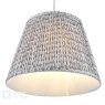 English Heritage Lighting English Heritage - St John Street Grey Cotton Empire Shade 35cm
