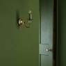 English Heritage Lighting English Heritage - Wrest Park Wall Light Aged Brass and Ribbed Glass