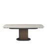 Torelli Furniture Ltd Modena - Travertine Ceramic Extending Dining Table (160-220cm)