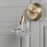 Laura Ashley Lighting Laura Ashley - Kerswell Wall Light Matt Antique Brass and Glass