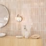 Dar Lighting Dar - Forseti Bathroom Wall Light Polished Chrome and Glass IP44